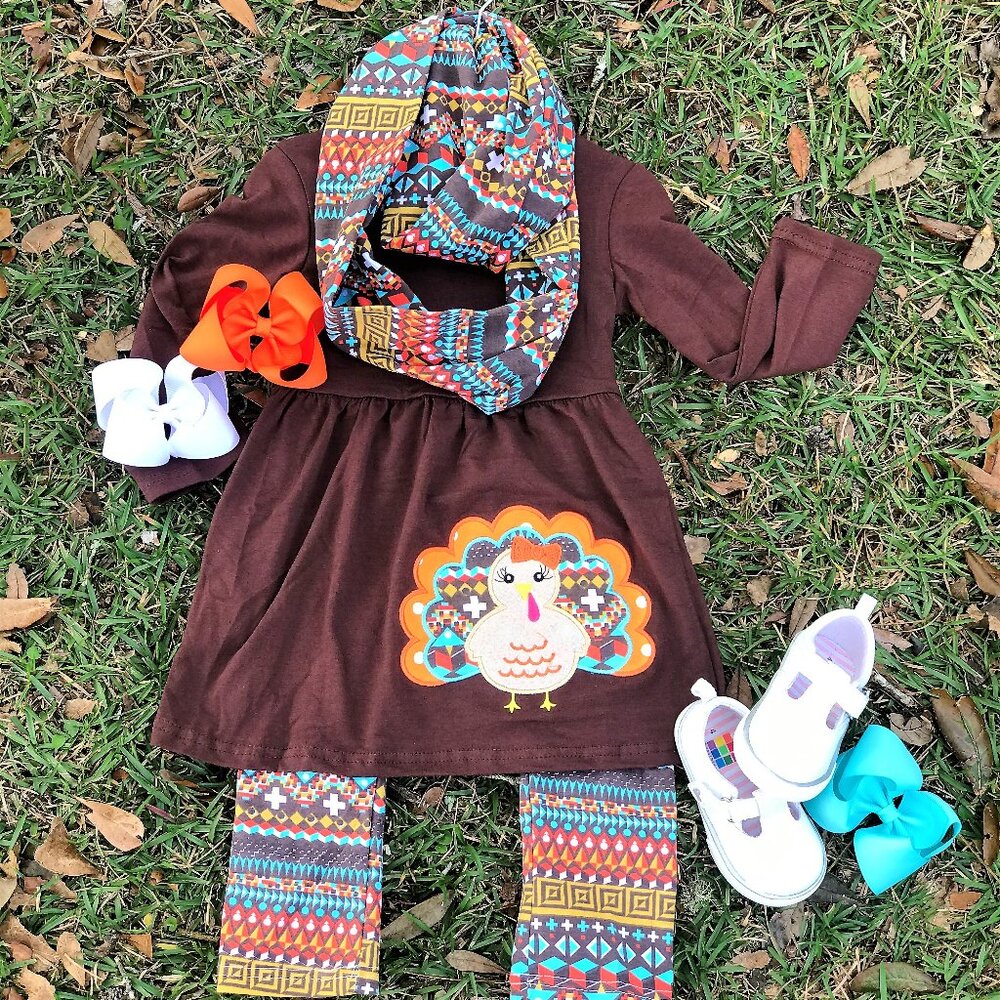 Turkey Applique 3 Piece Set